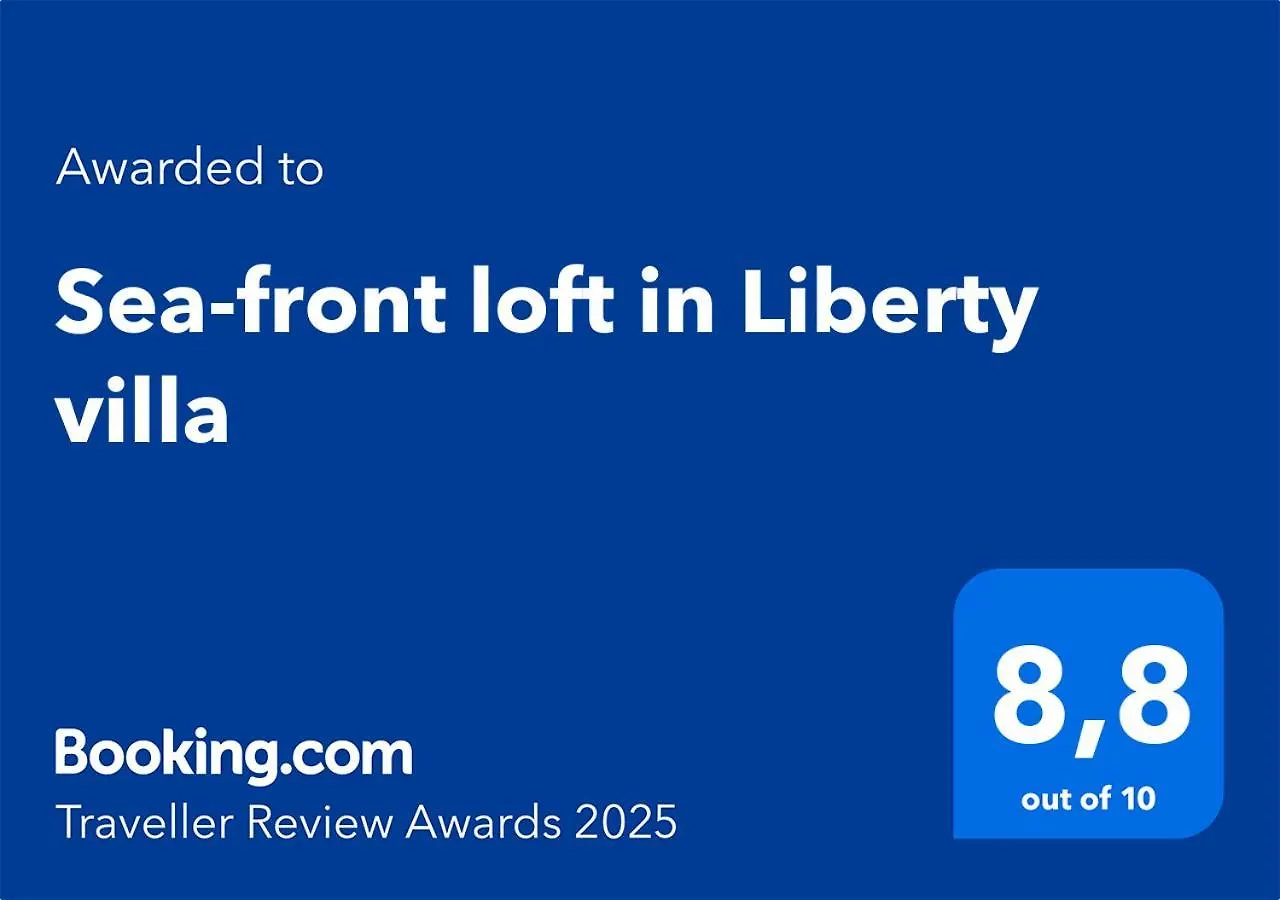 Sea-Front Loft In Liberty Villa Castiglioncello Italy